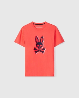 Tees Psycho Bunny Kayden Graphic Tee Hibiscus Enfant | IJK-24814428